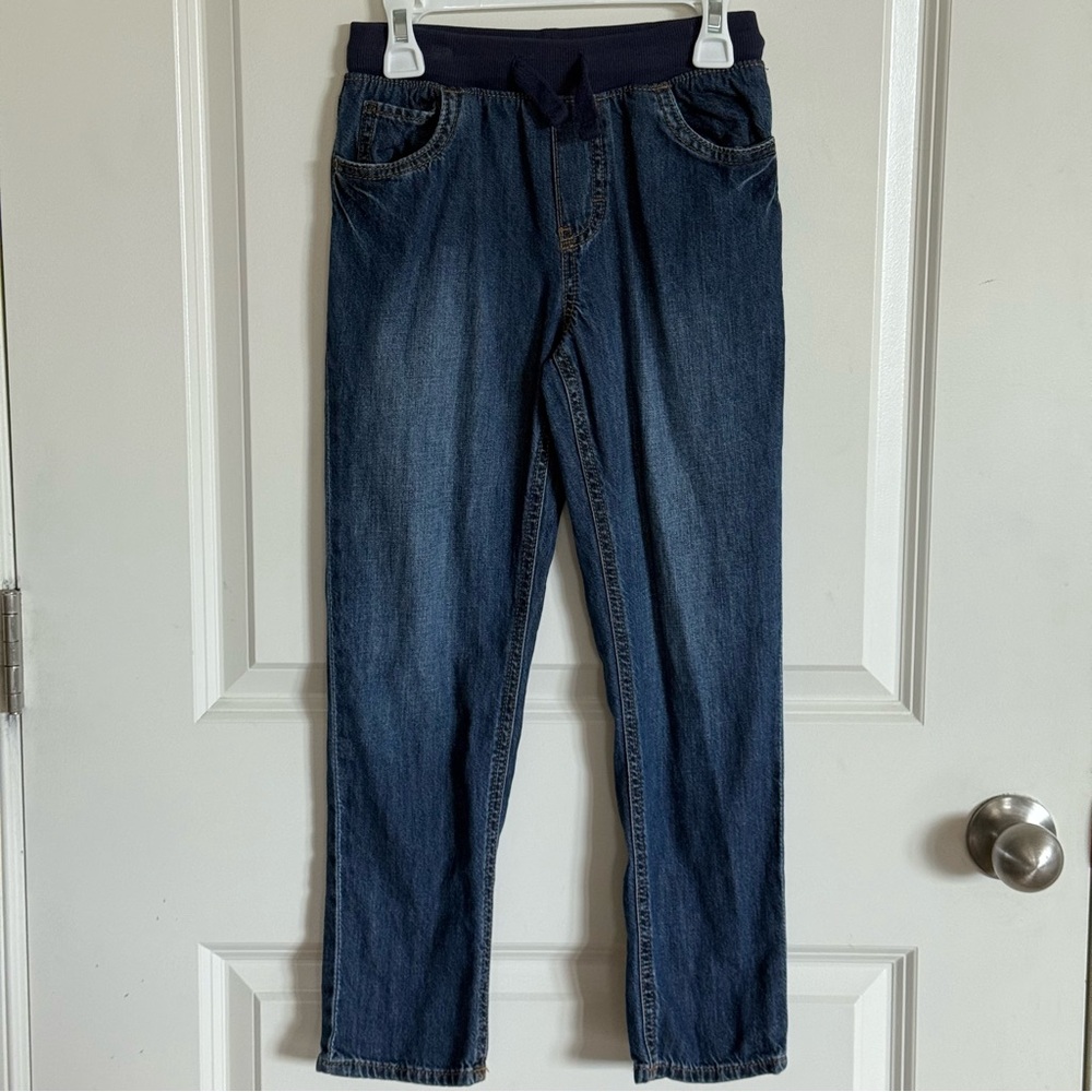 Carter's Boys Dark Blue Relaxed Jeans with stretch waist band